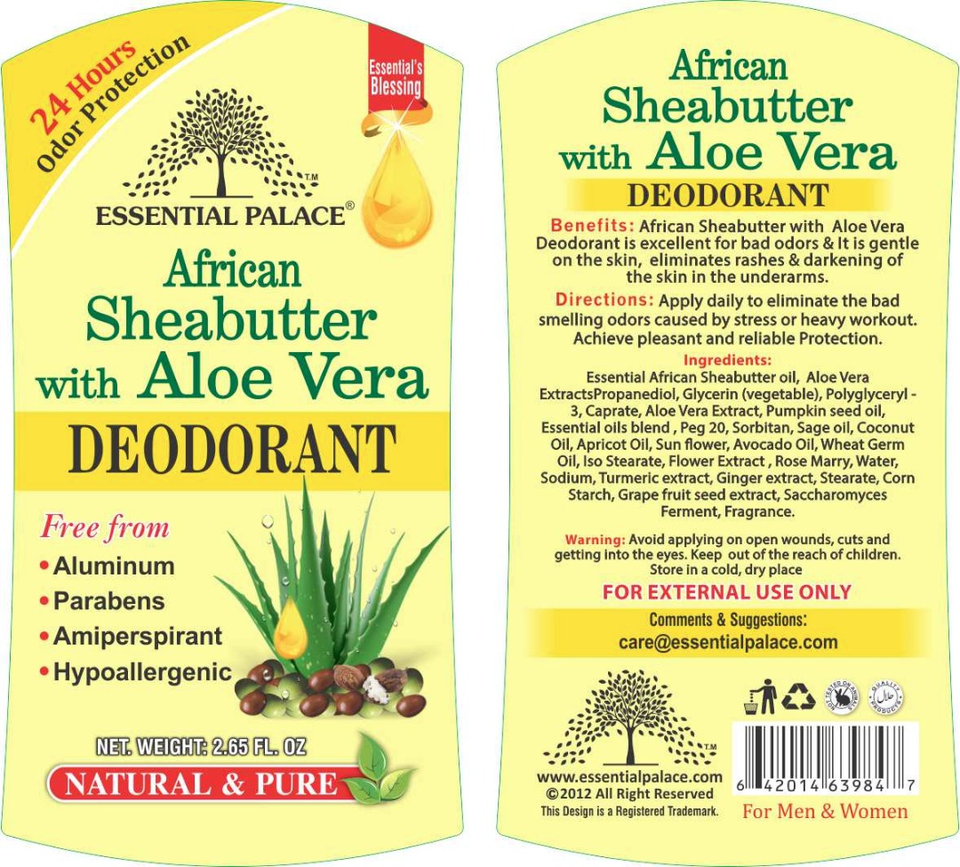 African Sheabutter with Aloe Vera Deodorant 2.65 oz