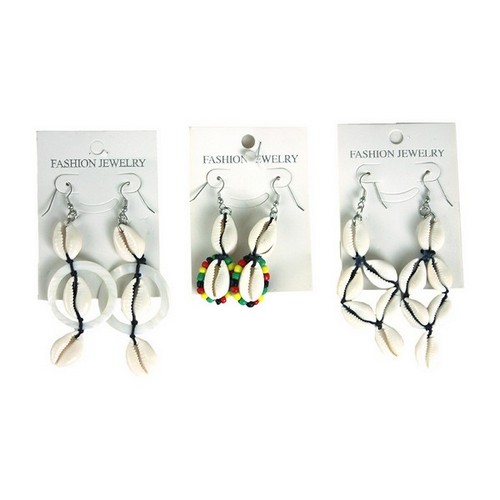 Set of 3Cowrie Shell Earrings